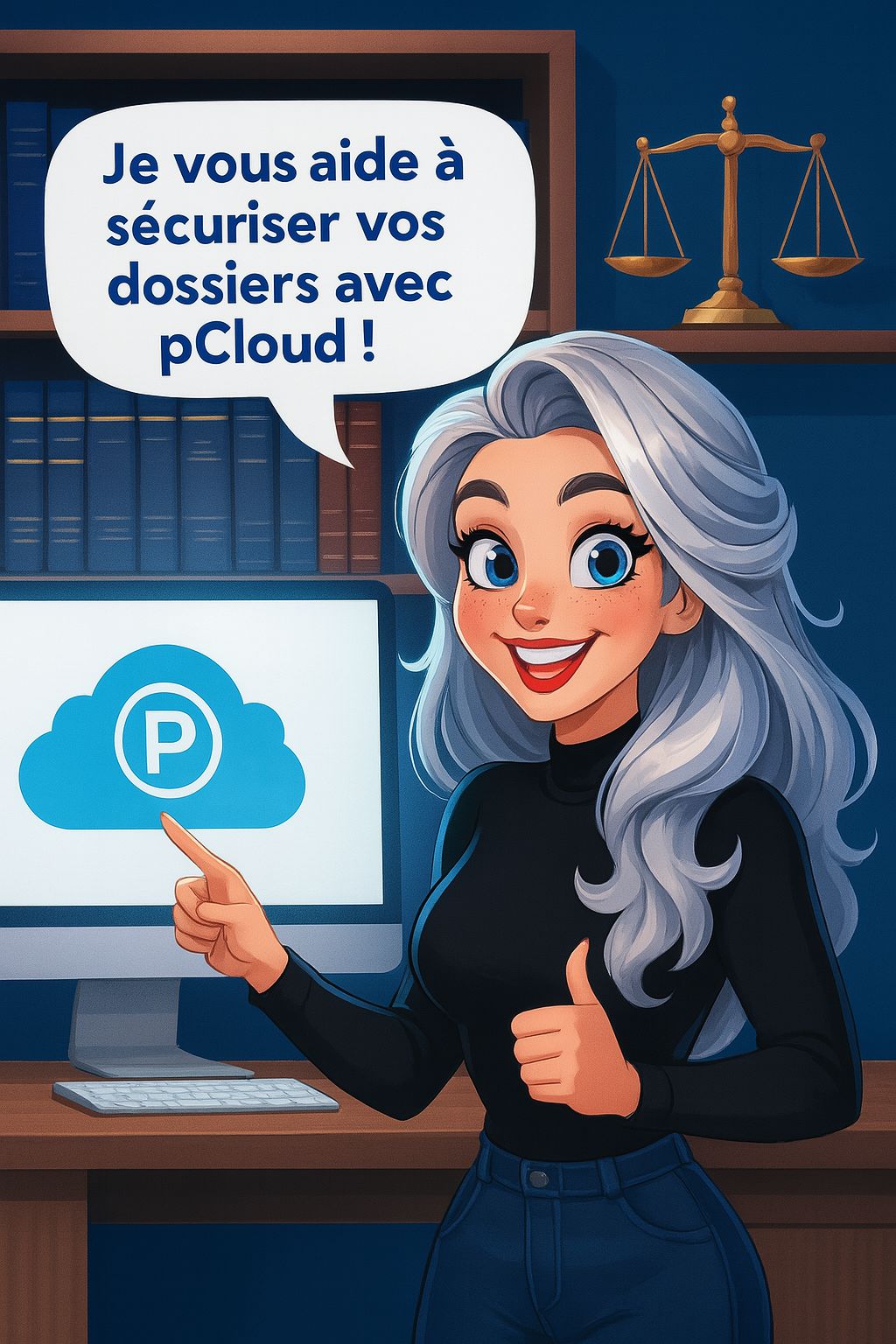 la justice avec sa balance